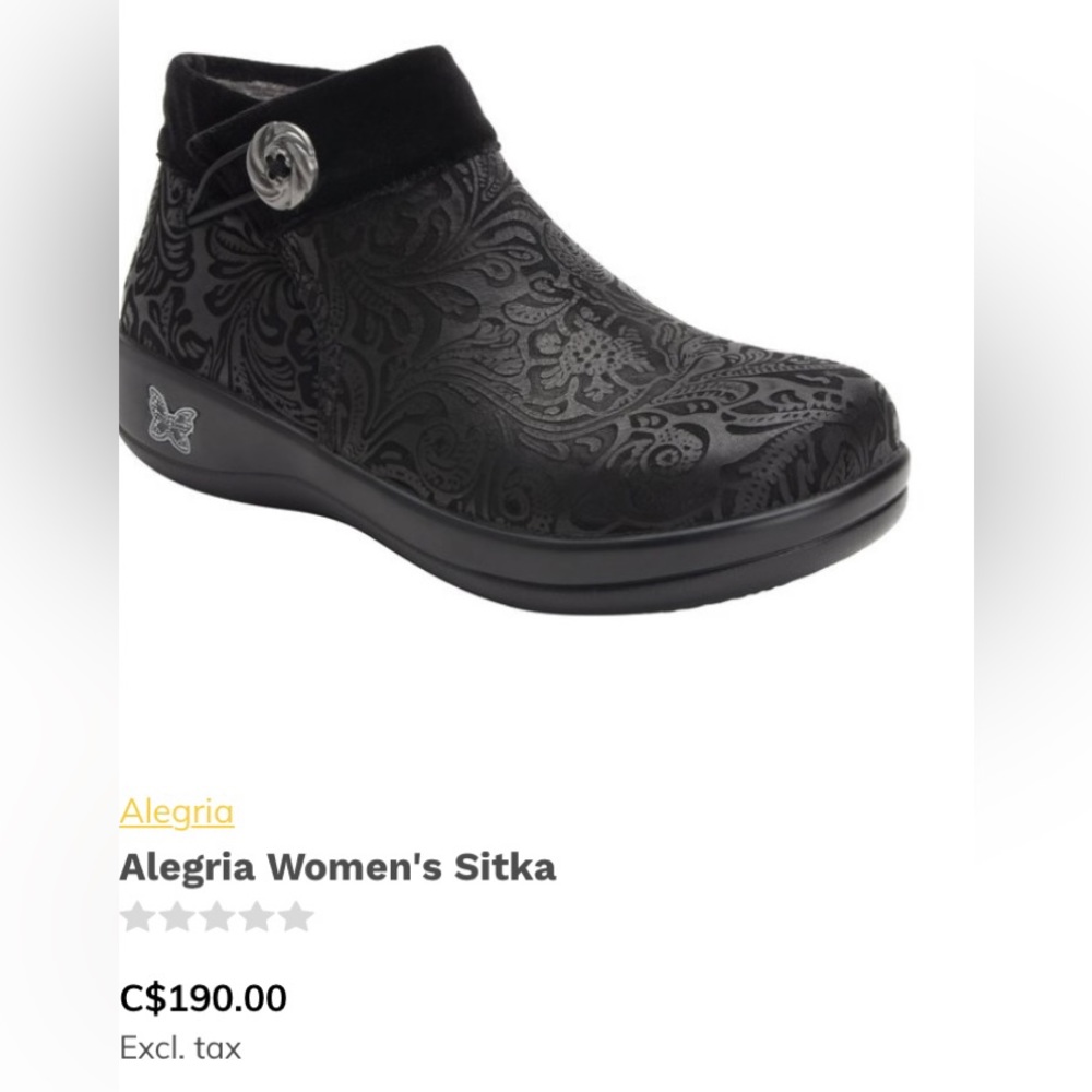 NEW Alegria Boots Size 40